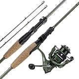 KastKing Spartacus II Spinning Fishing Reel Combo,6'8" ML,2000 Reel