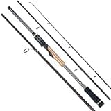 MINISTOREAM Travel Fishing Rods, 4 Piece Fishing Pole,Surf Casting/Spinning Rod,Ultralight Fishing Baitcasting Rod 7ft for Saltwater Trout, Bass, Walleye, Pike (Spinning, 6.5ft/ML)