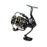 Okuma Inspira ISX Lightweight Rigid Aluminum TCA Flight Drive 9BB Spinning Reel, ISX-C5000XA, Black