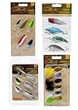 Bad River Tackle Multi-Species Mega Tackle Assortment Fishing Kit | Bass, Pike, Trout and Walleye Fishing