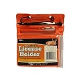 HME Durable Secure Waterproof Zip-Lock Hunter's License Holder with Built-in Snap - Includes Zip Ties for Tagging & A Pen