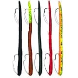 Made in USA Weedless Pre-Rigged Fishing Lures Bass Set, Pike, and Anything in Between - DeLong Lures - Extra Durable Soft Plastic Swimbaits for Bass Fishing Lures - 5 PCS Bass Baits and Lures Pack