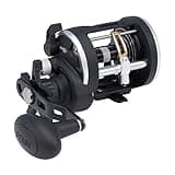 PENN Rival Level Wind Conventional Nearshore/Lake Fishing Reel, HT-100 Star Drag, Max of 15lb | 6.8kg, Forged and Machined Aluminum Spool,Black