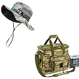KastKing Sol Armis UPF 50 Boonie Hat & BaitSpace Fishing Tackle Bag
