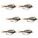 The Fly Fishing Place Bead Head Prince Nymph Fly Fishing Flies - Set of 6 Flies Hook Size 16