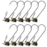 Reaction Tackle Stand-Up Shaky Head Jig, Size: 3/16oz. 4/0 10pk, GP