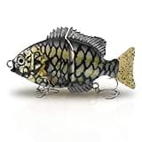 ODS Glide Bait Bluegill Sunfish Lifelike Metail Joint Fishing Lure for Bass Trout Perch Shad (COLOR C)