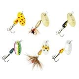 Panther Martin AW6 Pro Guide Anywhere Spinners Fishing Lure Kit - Assorted - Pack of 6