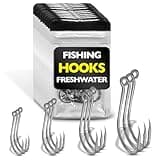 Fishing Hooks Freshwater - Trout - Crappie - Bluegill - Bass - Panfish - Walleye - Perch - Sunfish