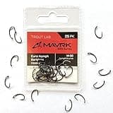 Mavrk Fly Fishing Euro Nymph Competition Barbless Hooks 25 Pack for Fly Tying Black Nickel Coating Strong Durable chemically sharpened Jig Curve Nymph and Streamer Style
