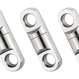 Dr.Fish Heavy Swivels for Saltwater Fishing, 190-705LB Wind on Swivels Rust Resistant Heavy Duty Salwater Swivels Fishing Tackles Stainless Swivels Tuna Shark Fishing 10 Pack 300LB