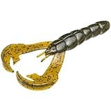 Strike King Rage Craw 4-Inch Fishing Lure, Soft Plastic Grub, Unique Design, Realistic Pincers, Slender Body, 4-Inches, 7-Pack