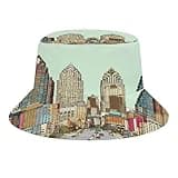 Fisherman's Hat, Austin Texas Print Outdoor Sun Hat All-Over Print Hat Unisex Outdoor Sun Protection Hat Unisex Fishing Cap Hiking Gear