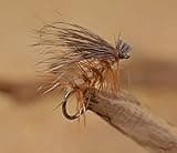 Tan Elk Hair Caddis Dry Fly Tied on Mustad Signature Hooks - 12 Flies (Assortment)