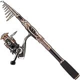 PLUSINNO Fishing Rod and Reel Combos Carbon Fiber Telescopic Fishing Rod with Reel Combo Sea Saltwater Freshwater Kit Fishing Rod Kit…