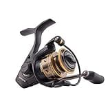 PENN Battle III Spinning Inshore/Nearshore Fishing Reel, HT-100 Front Drag, max of 25lb | 11.3kg, Made with Sturdy All-Aluminum Composition for Durability, 5000, Black Gold