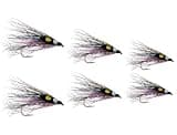 Feeder Creek Fly Fishing Flies | 6pc Little Rainbow Trout Flies | 3 Size Fly Fishing Assortment | Steamer Flies | Bass Flies | Flies for Fly Fishing (Little Rainbow - 6 Flies)