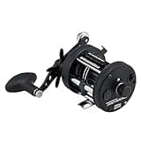 Abu Garcia Ambassadeur CSB Pro Rocket Conventional Reel, Size 6500 (1403381), 4 Stainless Steel Ball Bearings + 1 Roller Bearing, Black