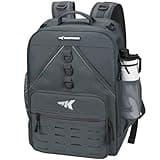 KastKing Karryall Medium Fishing Tackle Daily Backpack, Large Storage Water-resistant Fishing Bag Store Gear and Equipment