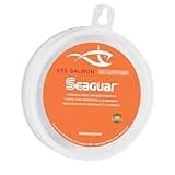 Seaguar STS Salmon, Strong and Highly abrasion Resistant, Premium, 100% Fluorocarbon Performance Leader Material, Virtually Invisible