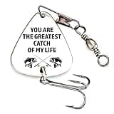 You Are The Greatest Catch Of My Life Fishing Lure Gift Idea Valentines Day Christmas Birthday Gift Greatest Catch Fishing Lure FBA-LOVE-LURE (|Greatest Catch|)