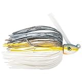Strike King Hack Attack Heavy Cover Swim Jig Fishing Lure, Skirted Jig, Heavy Weed Guard, 5/0 Gamakatsu Extra-Strong Siwash Hook