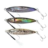 GULULUT Fishing Jigs for Saltwater and Freshwater, Sinking Jigging Bait and Long Casting Jigs Fishing Lures, Lifelike and Shining Metal Lures to Improve Fishing Efficiency, Gift for Men