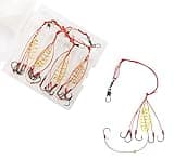 Carp Fishing Baits Hook Lure Trap Hooks with Spring Feeder Coarse Fishing Tackle (11#)