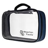 Reaction Tackle Deluxe Clear Bag - Salt Water Resistant Fishing Tackle Binder with No Sleeves