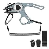 KastKing Micro Gila Fishing Pliers, Integrated Finger Hole, Aircraft Grade Aluminum, Fishing Tools, Saltwater Resistant Fishing Gear, Tungsten Carbide Cutters, Charcoal