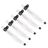 Shanrya Fishing Rod Tip, 5Pcs Plastic Telescopic Fishing Rod Tip Cover Fishing Pole Tip Protector Fishing Pole Tip Top Hats Protector Case for Sea Fishing Rods Accessories(Type 2#)