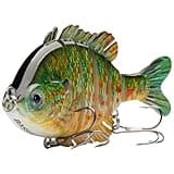 BASSDASH SwimPanfish Multi Jointed Panfish Bluegill Swimbaits Hard Topwater Bass Lures Fishing Lure Crank Saltwater 3.5in/0.85oz