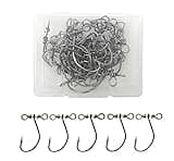 30Pcs/Box Drop Shot Hooks in-line Drop Shot Rig Fishing Hooks for Bass,Perch