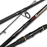 Fiblink Surf Spinning Fishing Rod 4 Piece Travel Rod Portable Spin Fishing Rod (Spin:12-Feet)