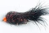 Blue Wing Olive Egg Sucking Leech Streamer Fly, 6 Pack (#6)