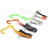 Mizugiwa 8"/20cm 45g Pike Musky Dawg Fishing Soft Bait Lure,Zabder Freshwater Tackle Bull Coarse Pack of 4