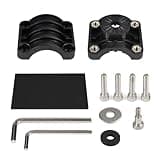 Htostar Racing 0 Degree Livescope Pole Mount Kit Trolling Motor Shaft Mount Compatible With Panoptix LVS32 Transducer LiveScope System Ice Fishing Bundle Replaces For 010-12676-15 0101267615