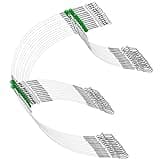 Luroad Fishing Wire Leader Fishing Rigs Nylon-Coated Lines with Swivels Snap Beads Stainless Steel Hooks Crimps Saltwater Freshwater for Fishing Lovers Angler (D.2 Arm-Green-6pcs)