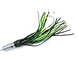 Capt Jay Fishing Torpedo High Speed Wahoo Trolling Lures Wire Cable Rigged Wahoo Lures (Green Mixed Color, 7 inch)