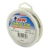 American Fishing Wire Stainless Steel Trolling Wire (Single Strand), Bright Color, 50 Pound Test, 300-Feet