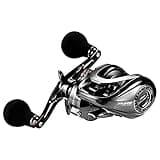 DOVIELLO HIAW200 Baitcasting Reels 21LB Drag Power with 11+1 Smooth Bearings,5.4:1 Medium-Speed Gear Ratio Fishing Reel with Compact Design - Left Hand