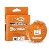 Seaguar Pounce Bass Fishing Leader, 100% Fluorocarbon, 8lbs, 25yd Spool - 08PBL25