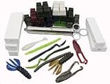 FusionX Hawg Chasin Soft Plastic Bass Fishing Lure Making Kit Molds Plastisol Resin and Injector Senko Frog Worm Creature Boss Swimbait Swim Shad Mold