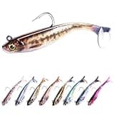 FONMANG 8-Piece Swim Baits for Bass Fishing