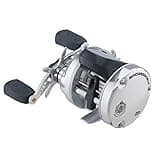 Abu Garcia Ambassadeur S Conventional Reel, Size 6500 (1400536), 2 Stainless Steel, Multi-Stop Ball Bearings for Smooth Operation, Durable and Lightweight,Silver