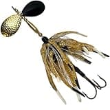 Delong Lures - The Berserker, Bucktail Fishing Lures - Bucktail Jig with Inline Spinner, Musky & Pike Baits Spinnerbaits, Tackle for Freshwater and Saltwater Fishing, Made in USA - (Sucker)