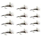 Feeder Creek Parachute Adams Dry Flies - Trout Flies Assortment, 12pc (Size 12,14,16 Combo)