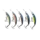 Minnow Fishing Lures crankbaits Set, 1/5oz Hard baits with Vibrant Colors for Trout, bass, Perch - Ideal for Stream and Lake Fishing， 5 Pieces(M5)