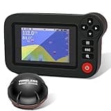 Portable Sonar Fish Finder, Rechargeable Castable Wireless Fish Finders, Kayak Fishfinder with 105° Beam Angle and TFT LCD Display, 2.6-164 FT of Boat Depth Finder for Shore, Sea ＆ Ice Fishing