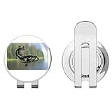 888 Graphics Muskie Fish Fishing Golf Hat Clip with Magnetic Ball Marker